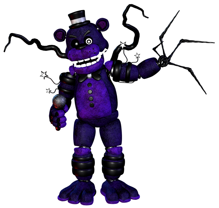 Shadow Freddy Render #2 by KingAngryDrake on DeviantArt