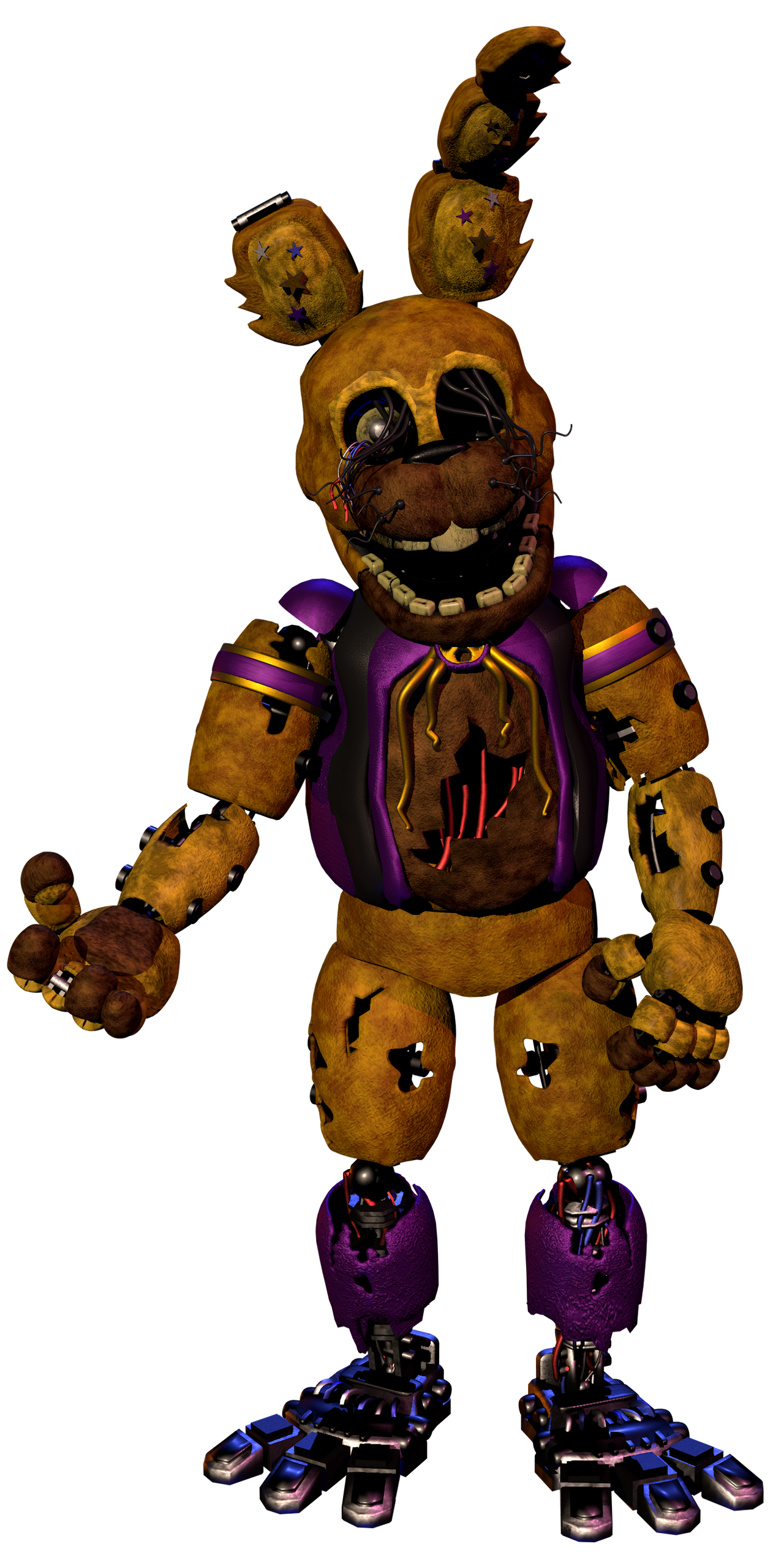 Jester Springbonnie Withered Star Springbonnie by Hectorplay81 on DeviantArt