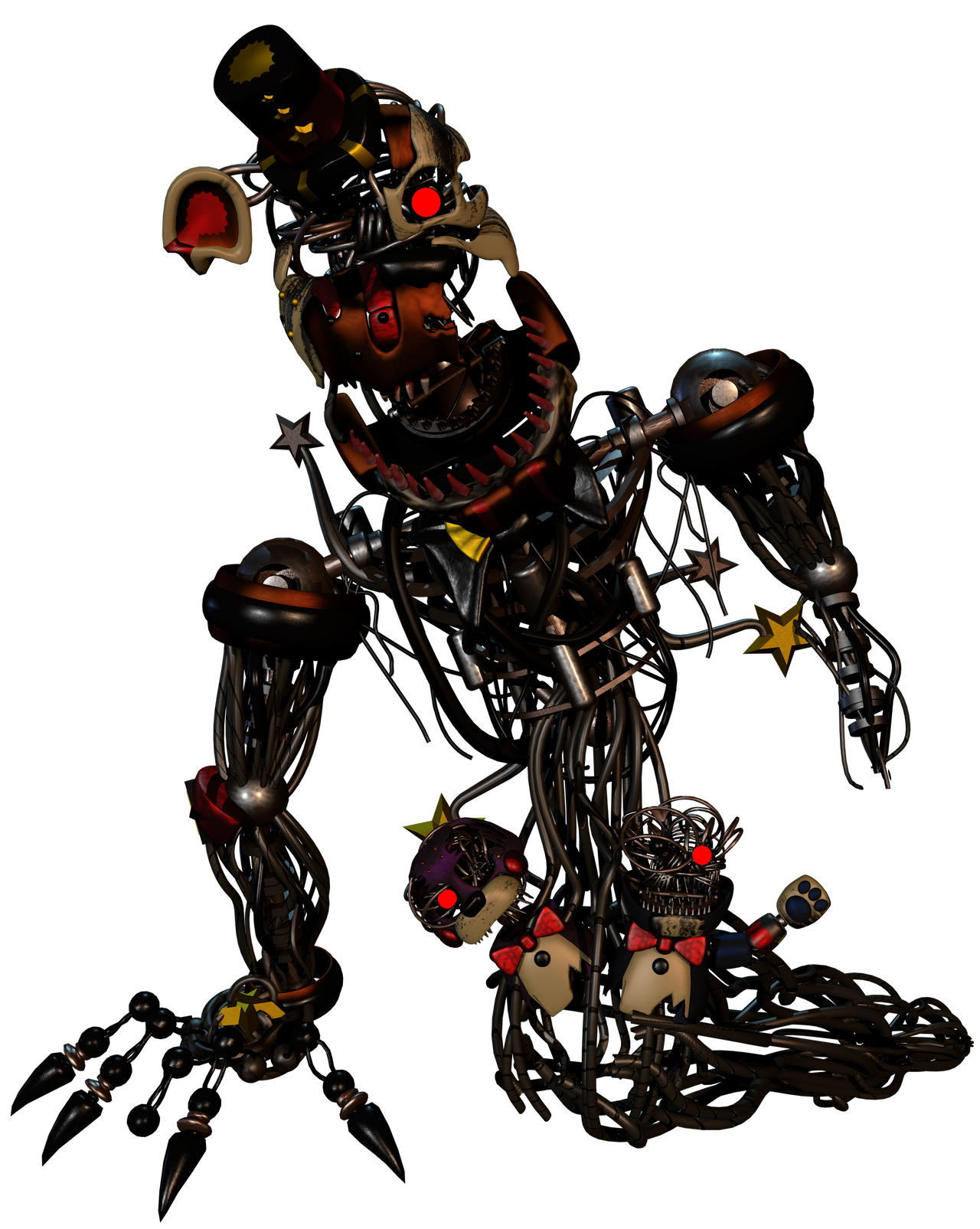 Molten Freddy (Head Wip) transparent background PNG clipart