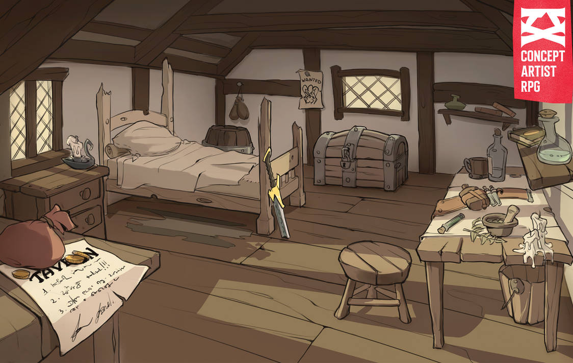 Room by Skribla1992 on DeviantArt