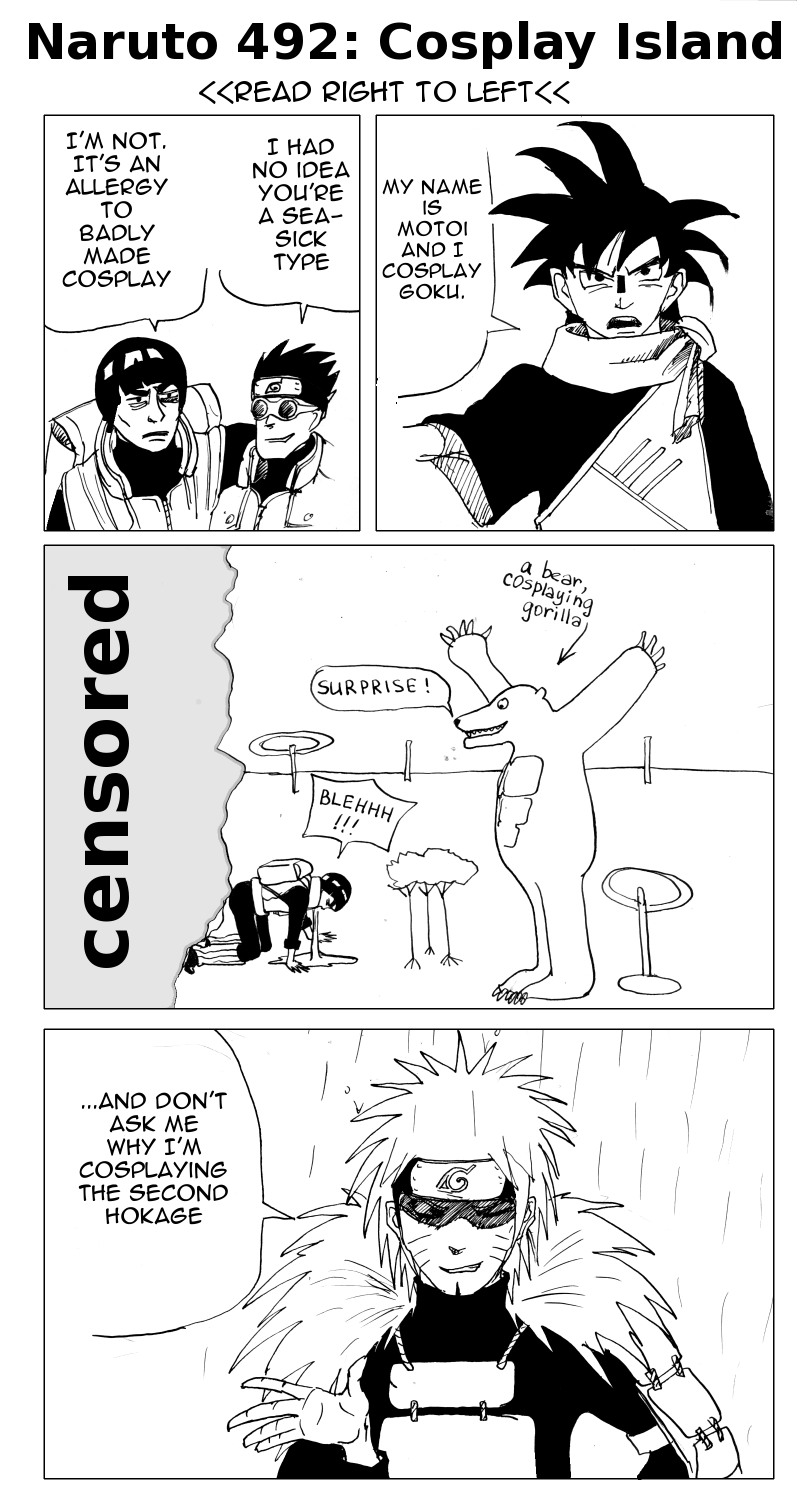 Naruto 492: cosplay.