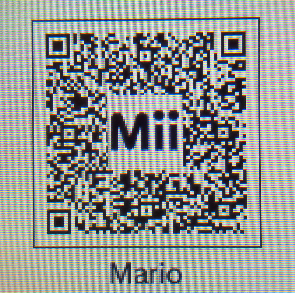 Super Mario Mii Qr Code by happydreamer96 on DeviantArt