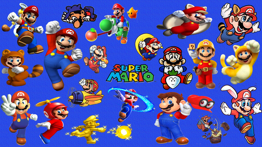Super Mario Evolution Wallpaper by happydreamer96 on DeviantArt