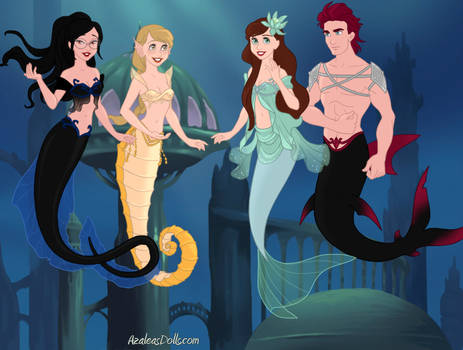 Meta,Sonna,Ricci,and Leo mermaids