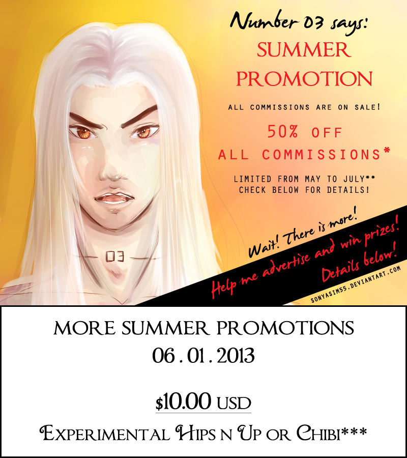 Summer Commission Promotion