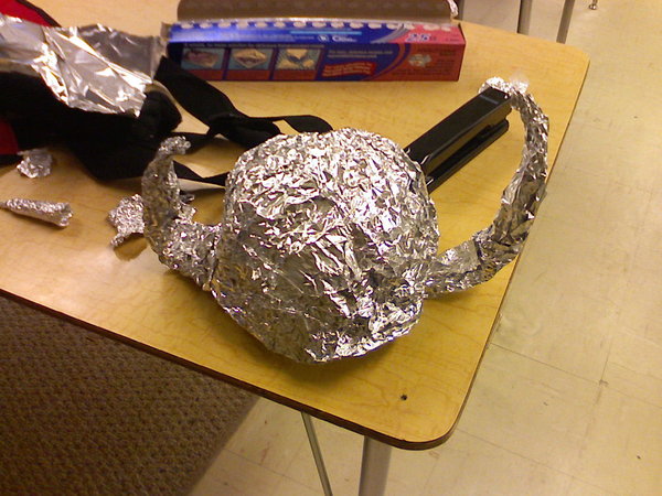 Tin Foil Viking Helmet