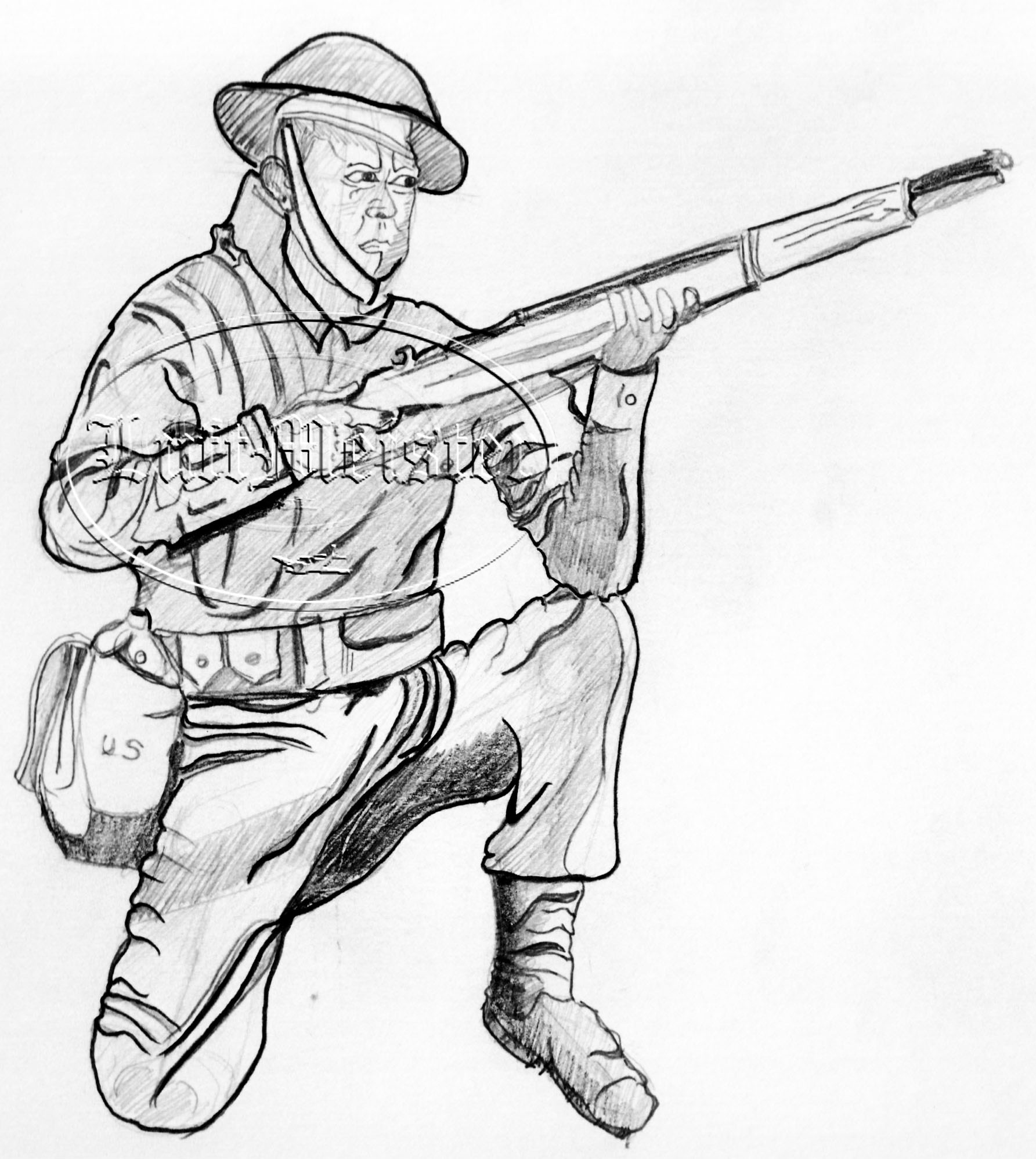 Ww1 Deviantart US Soldier WWI Infantry by LuftMeister on DeviantArt