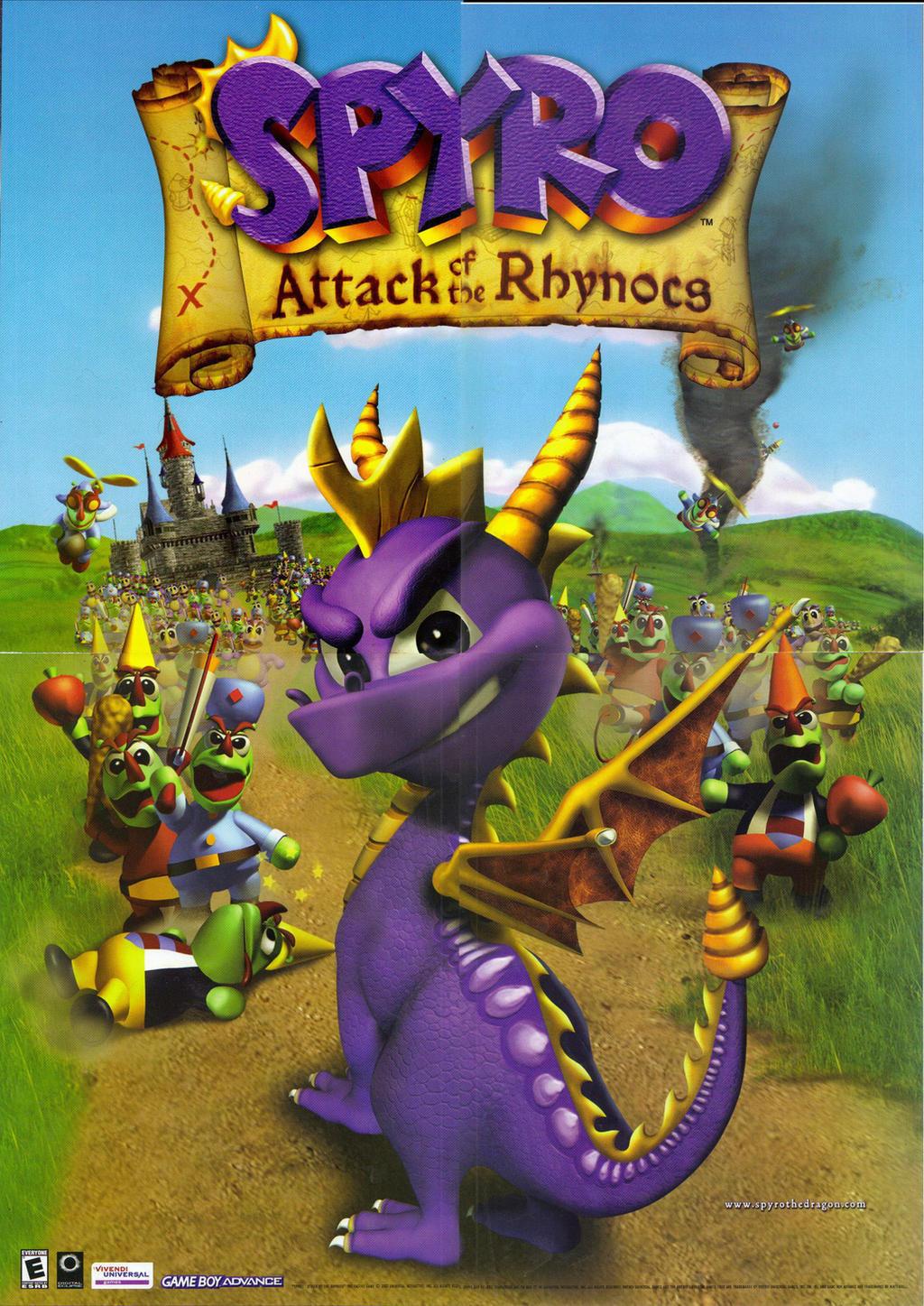 Spyro: Attack of the Rhynocs Poster