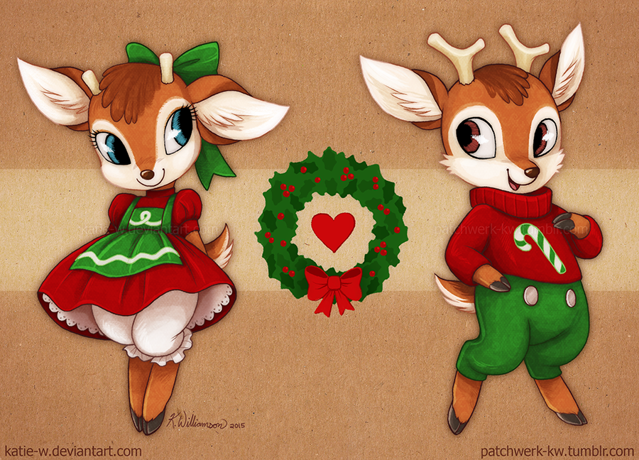 Merry Deer-mas! by Katie-W