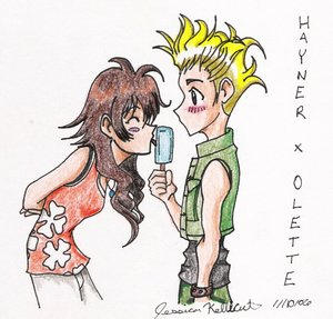 Hayner x Olette by Yahiko-chan