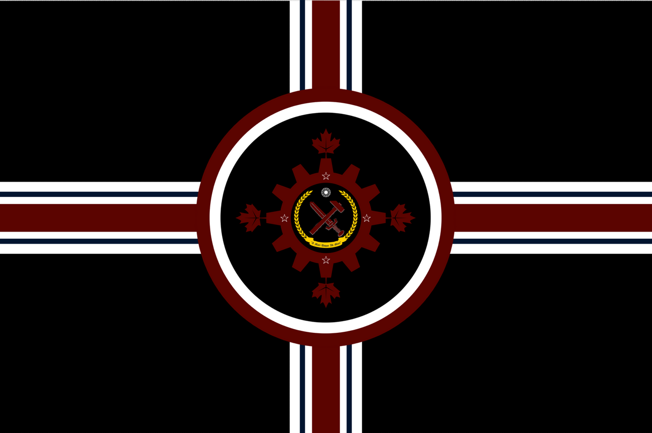 Strasserite Sticker Canadian Strasserite Social Republic Flag by 115USMValor on DeviantArt
