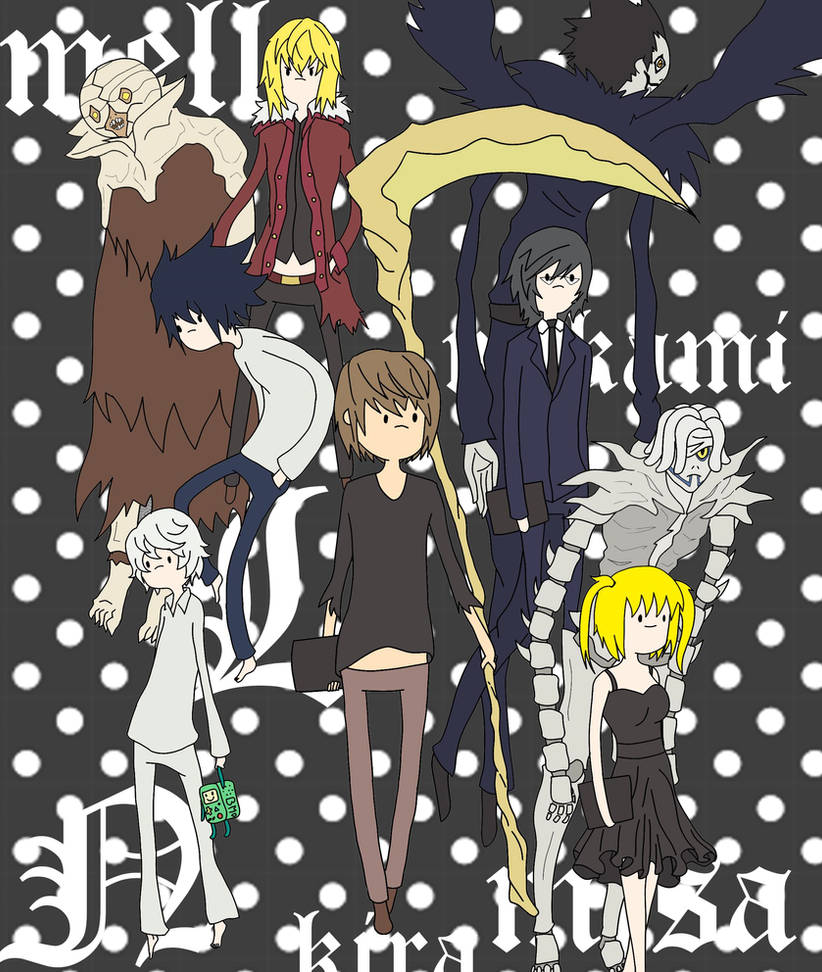 Death Note Adventure Death Note - Adventure Time Style by RonyeryX on DeviantArt