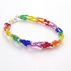 Braided Rainbow Bracelet