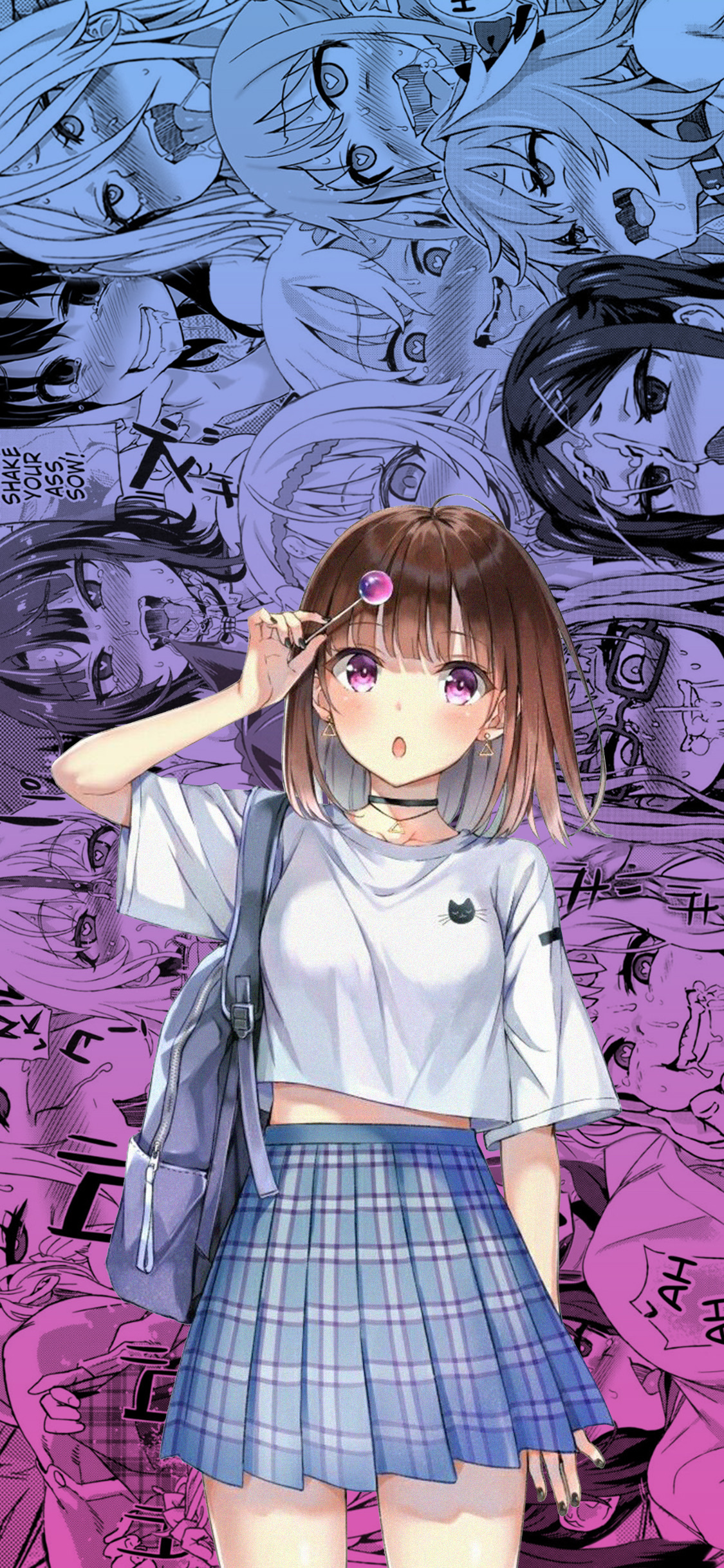 Hanime Mobile wallpaper (Colored) by n3m0sa55 on DeviantArt