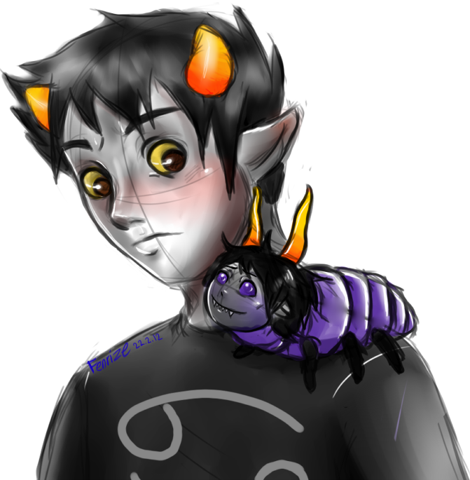 Homestuck: Sad smile