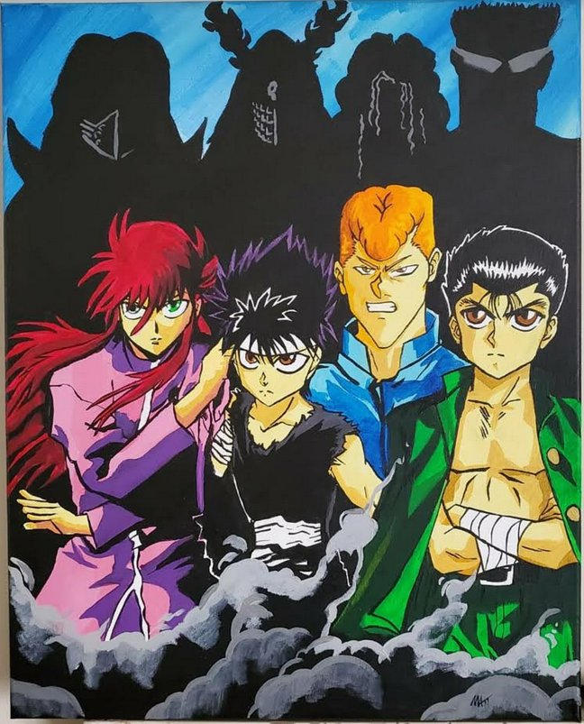 Husuko Yu Yu Hakusho commission painting by spyder8108 on DeviantArt