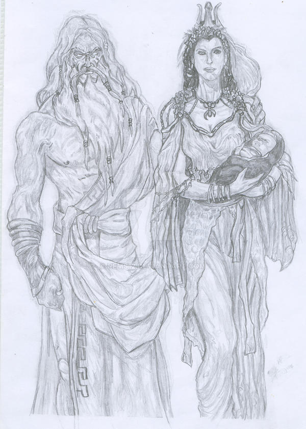 Zeus and Rhea by Rems12 on DeviantArt
