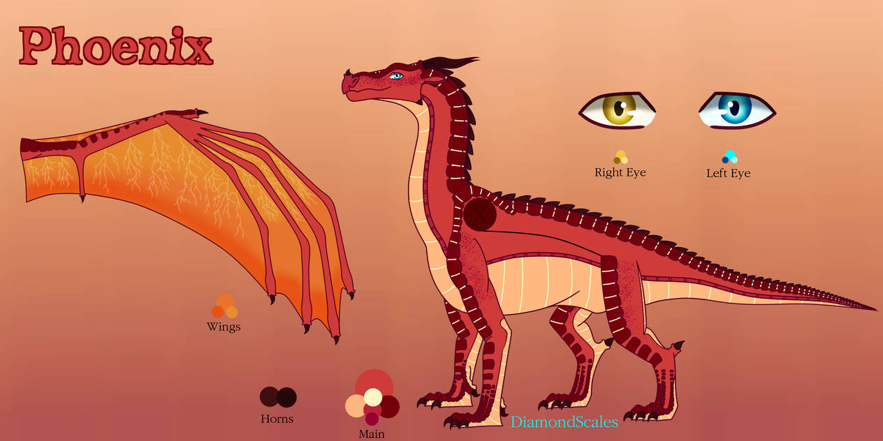 Phoenix Reference by DiamondScales on DeviantArt