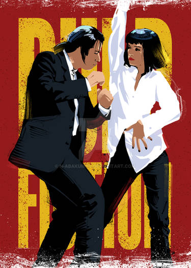 Pulp Fiction Illustration Poster by AdamKhabibi on DeviantArt