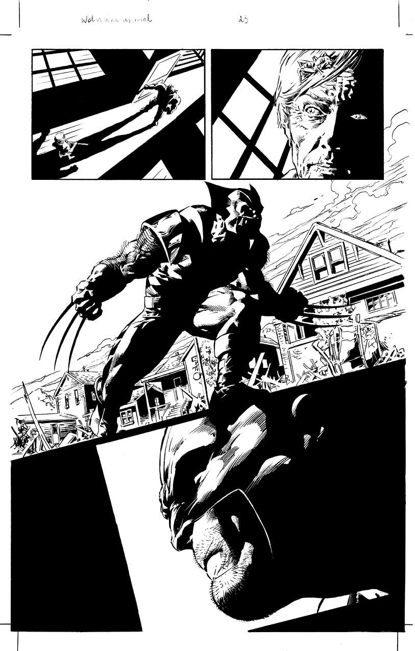 Wolverine Roar: Page 23 Pencil