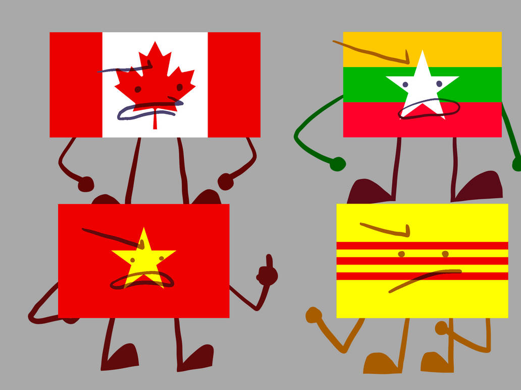 Flag brawl cast 1 by GreatLeBamcus on DeviantArt