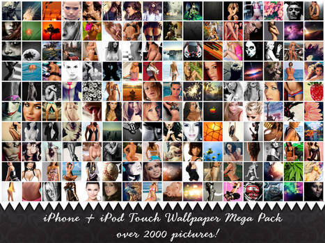 iPhone iPod Touch Wallpaper Mega Pack