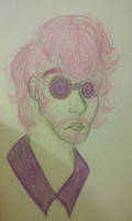 Pink and purple swirls guy