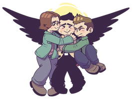 Team Free Will Snuggles (fan art)