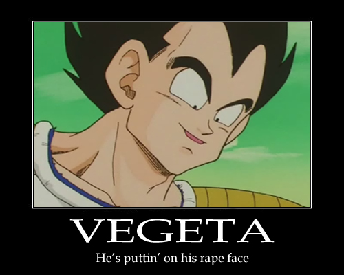 Vegeta Motivational Poster