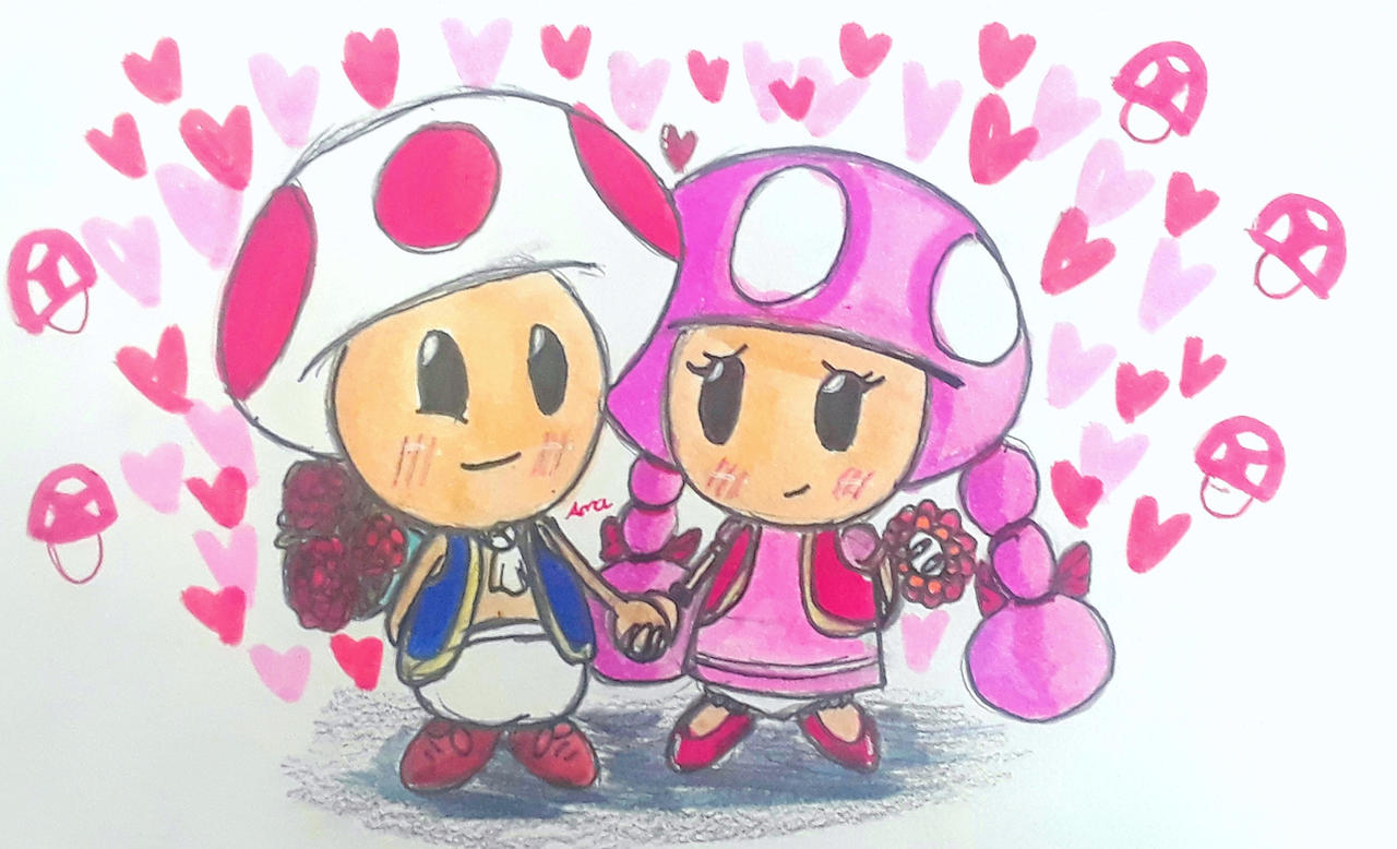 Toad And Toadette By AMGRIFFion On DeviantArt toad-and-toadette-by-amgriffion-on-deviantart