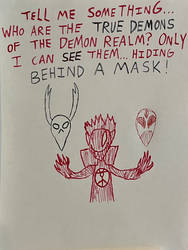 Owl House AU- Demons in a mask