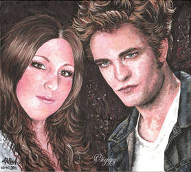 Lou and Robert Pattinson