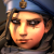 Ana - Captain Amari / Overwatch Emoticon 50x50