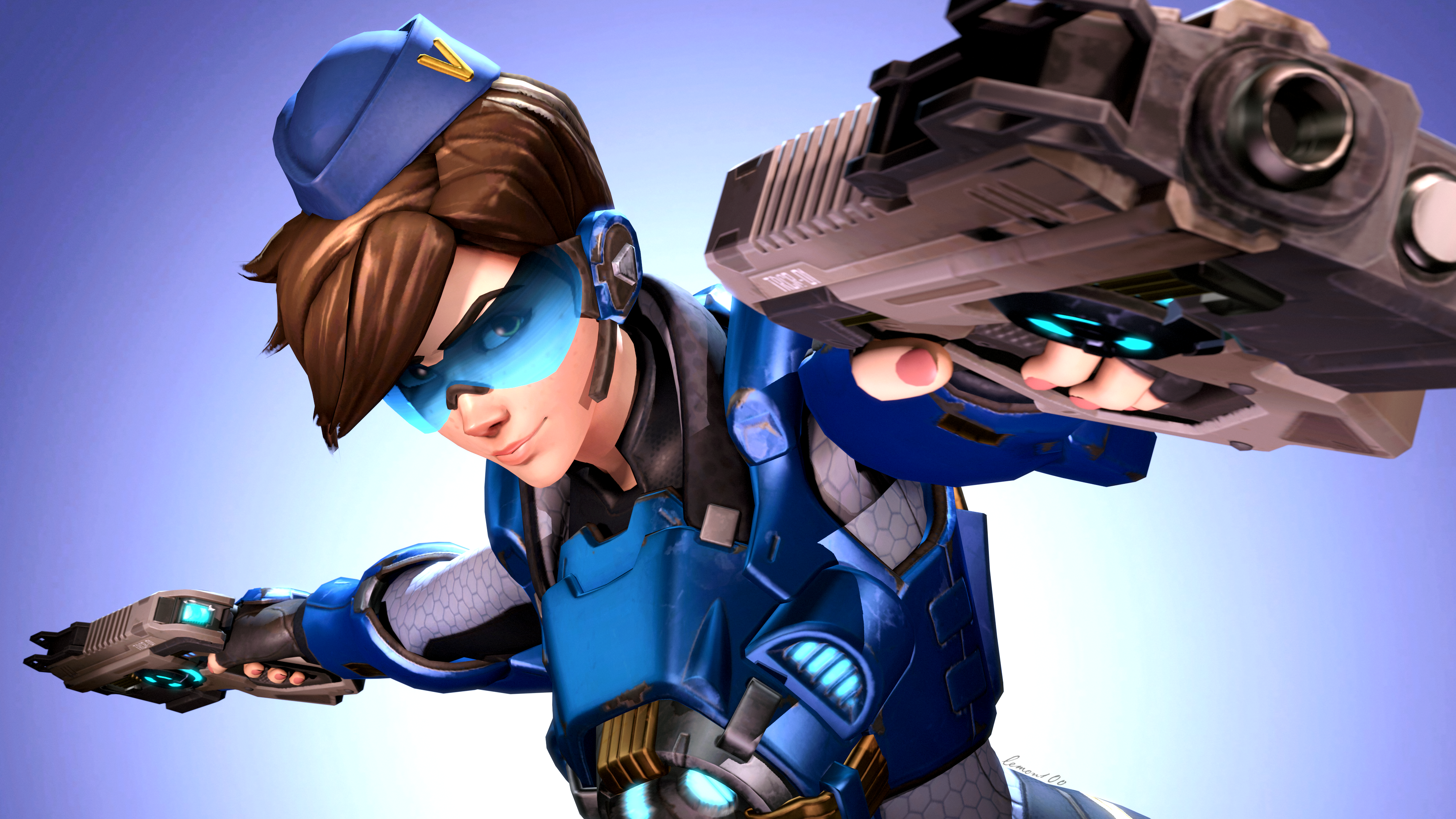 Tracer - Cadet Oxton / Overwatch Uprising / SFM