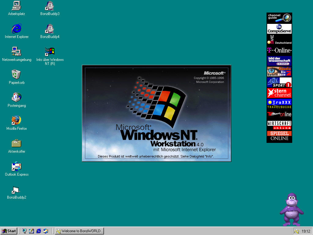 My Desktop (Windows NT 4.0 Workstation) by JJB22052000 on DeviantArt