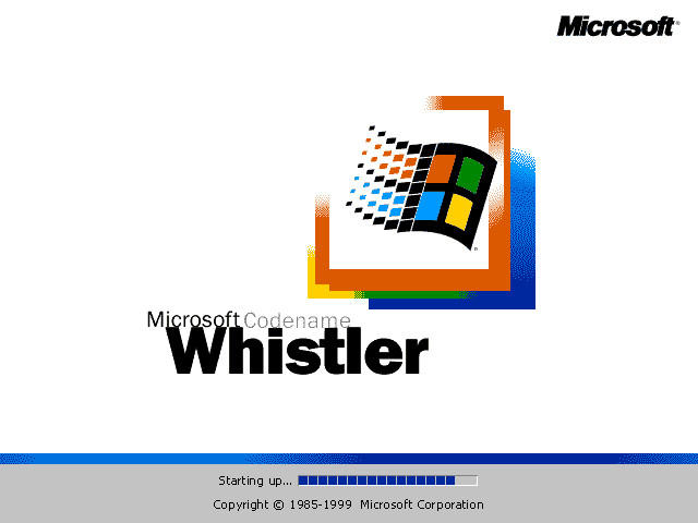 Windows Whistler Boot Screen (Build 2257) by JJB22052000 on DeviantArt