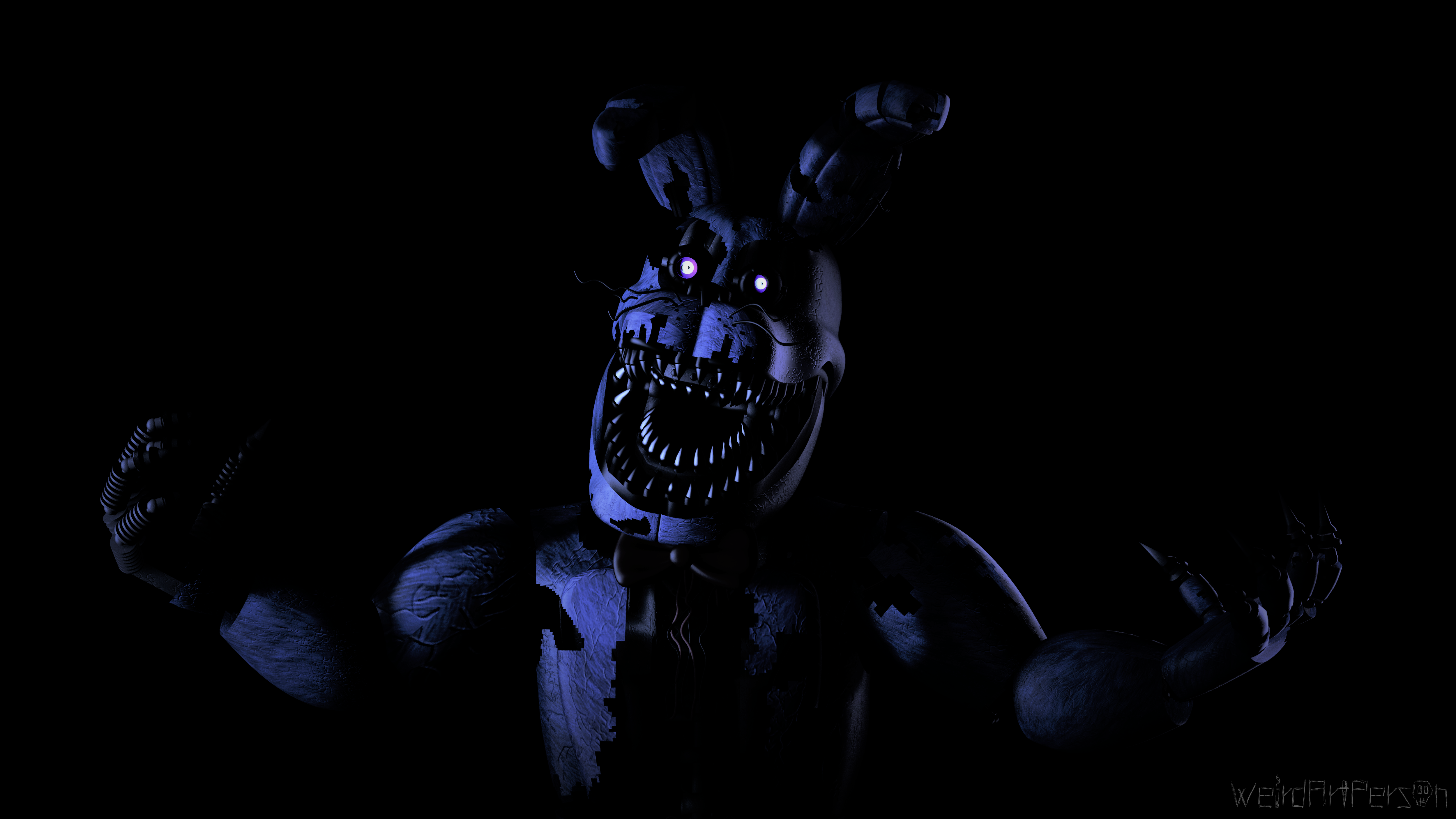 SFM FNAF) Nightmare Bonnie Poster by MysticMCMFP on DeviantArt