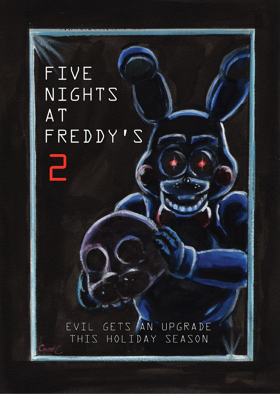  Jacquesi FNAF 2 Movie 2022 Poster Poster Decorative