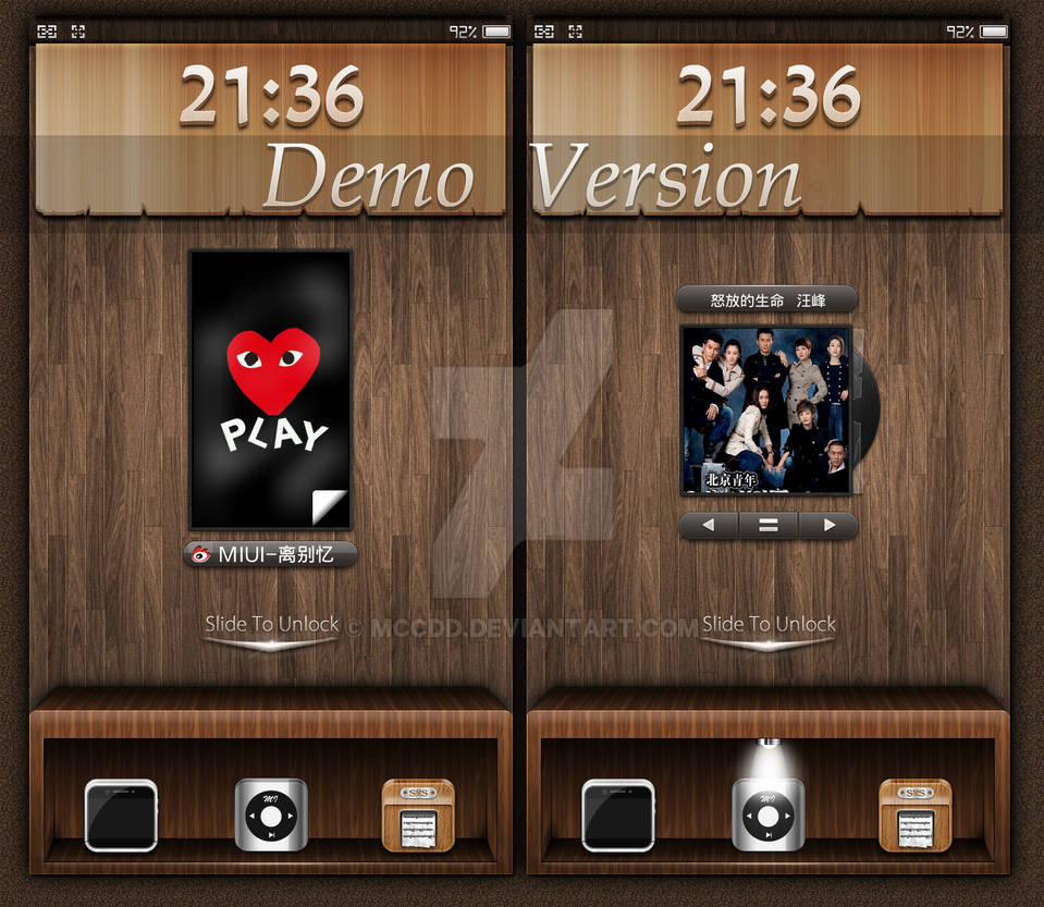 my lockscreen by mccdd on DeviantArt