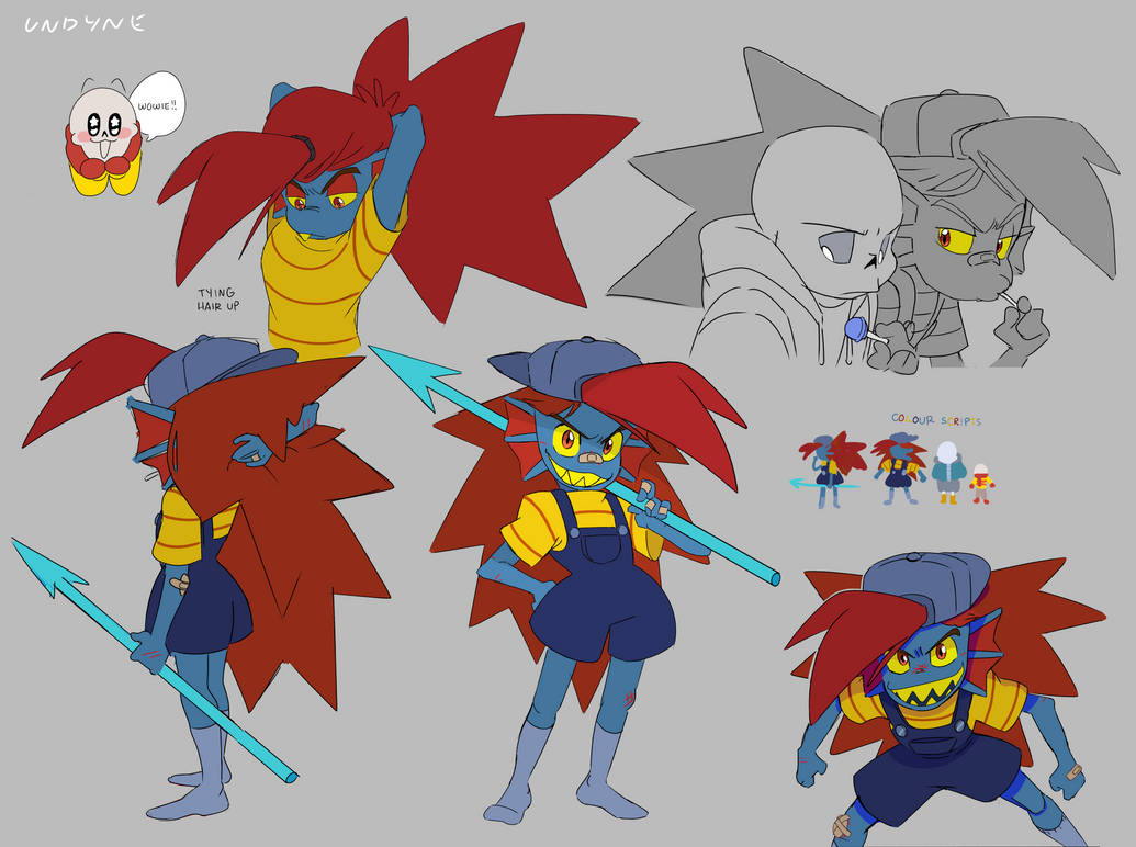 YOUNG UNDYNE SHEET by ASSORTEDJELLIES on DeviantArt