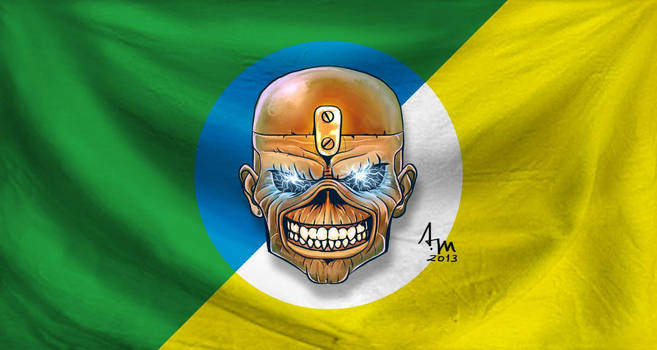 Em homenagem ao show no Brasil do Iron Maiden