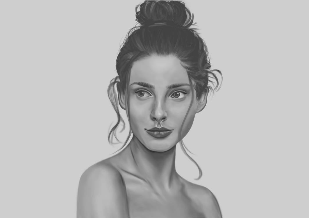 Grayscale Study1 by samhita2001 on DeviantArt