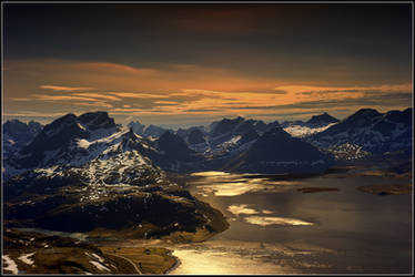 Wild arctic mountains by steinliland