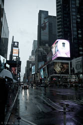 Hurricane Irene - New York - Times Square