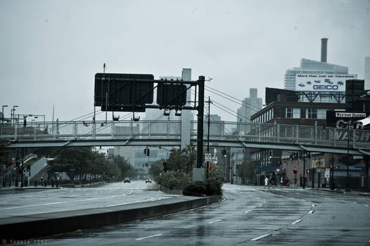 Hurricane Irene - New York -  Joe Dimaggio Hwy