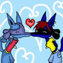 request: Lucario Kiss