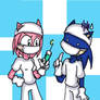 request:Nurse Sonic and Amy