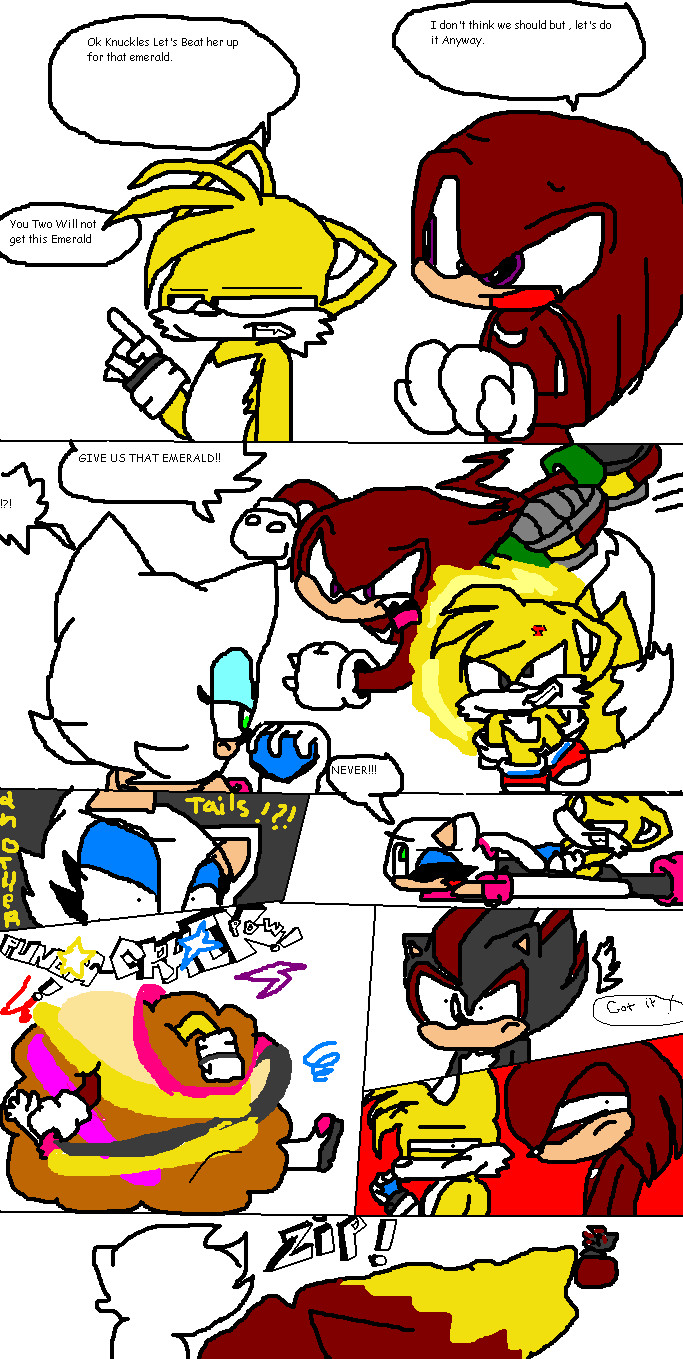 Classic Tails and Knuckle comic