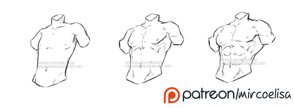 Torso Rotation Reference Anime Torso references by Yo--Nashi on DeviantArt