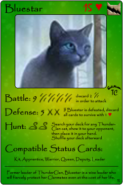 Warrior cats - Bluestar | Greeting Card